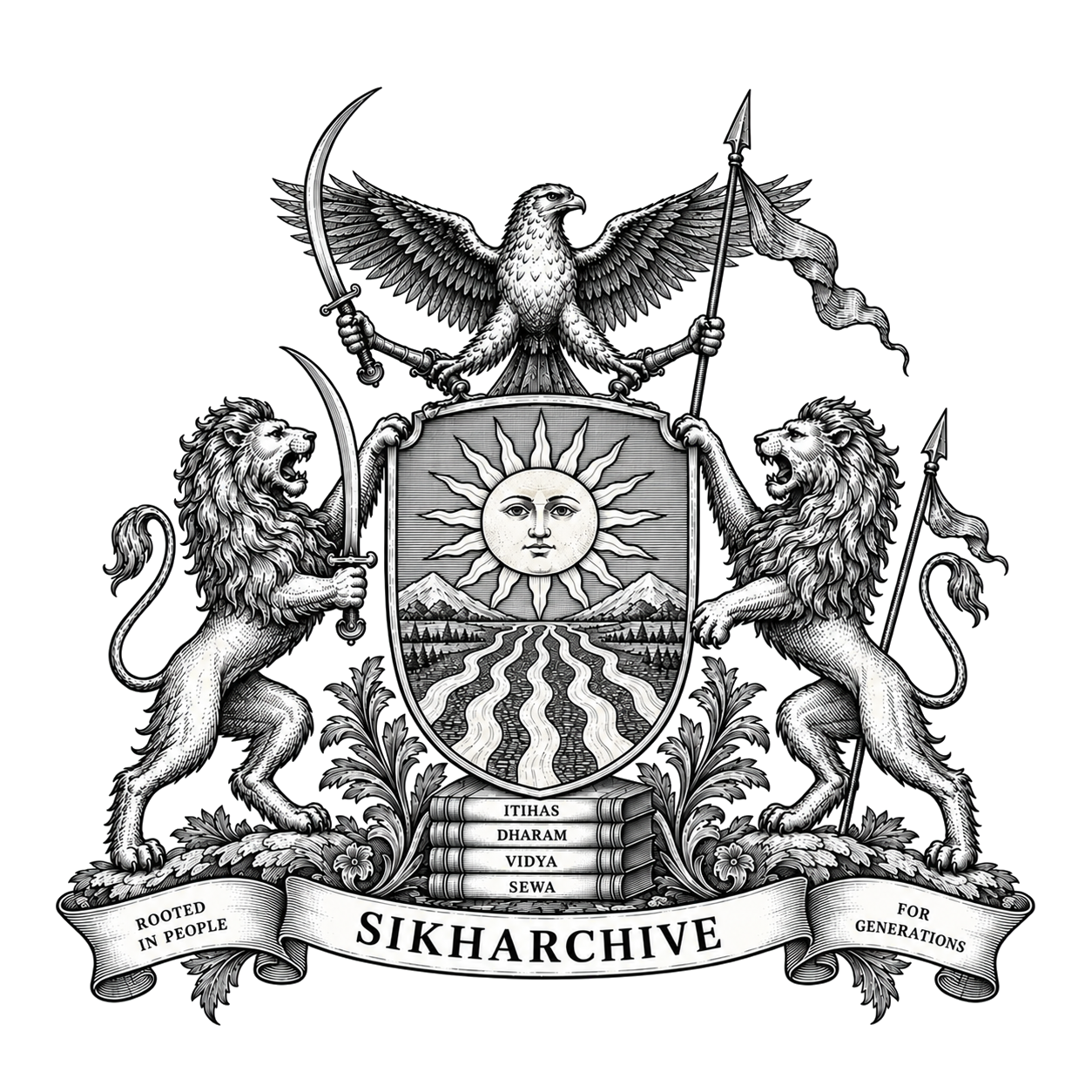 SikhArchive crest: rooted in people, for generations